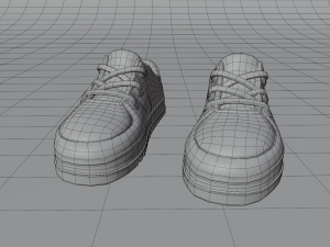 cartoon sneakers 3D Modell