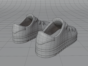 cartoon sneakers 3D Modell
