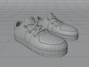 cartoon sneakers 3D Modell