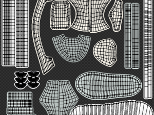 cartoon sneakers 3D Modell