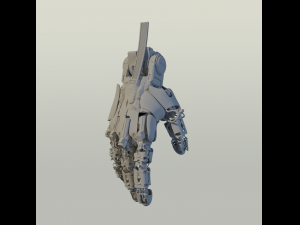 hand mechanical 01 Model 3D