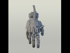 hand mechanical 01 Model 3D