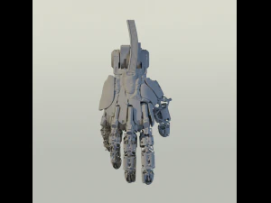 m&eacute;canique &agrave; main 01 Modèle 3D