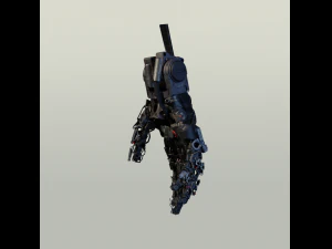 m&eacute;canique &agrave; main 01 Modèle 3D