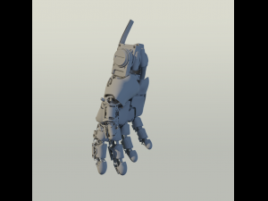 hand mechanical 01 Model 3D