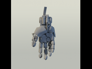 hand mechanical 01 Model 3D