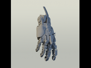 hand mechanical 01 Model 3D