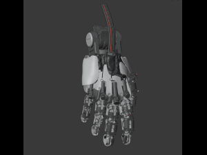 hand mechanical 01 Model 3D