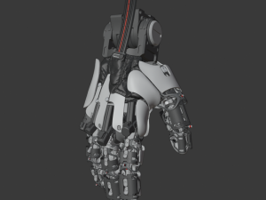 hand mechanical 01 Model 3D