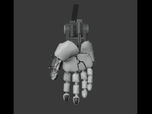 hand mechanical 01 Model 3D