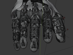 hand mechanical 01 Model 3D