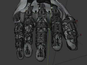 m&eacute;canique &agrave; main 01 Modèle 3D