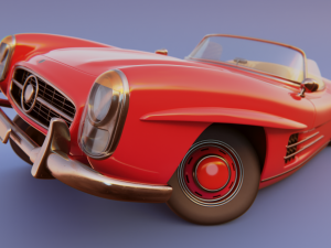 mercedes-benz 300 sl 1957 3D 모델