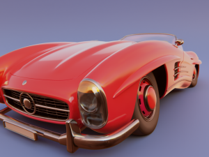 mercedes-benz 300 sl 1957 3D 모델