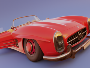 mercedes-benz 300 sl 1957 3D 모델