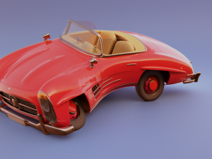 mercedes-benz 300 sl 1957 3D 모델