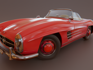 mercedes-benz 300 sl 1957 3D 모델