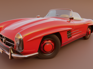 mercedes-benz 300 sl 1957 3D 모델