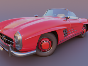 mercedes-benz 300 sl 1957 3D 모델