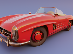 mercedes-benz 300 sl 1957 3D 모델