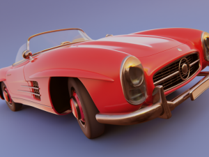 mercedes-benz 300 sl 1957 3D 모델