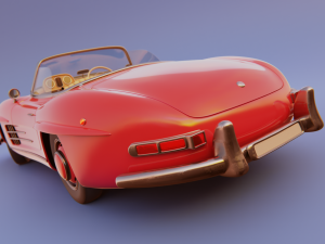 mercedes-benz 300 sl 1957 3D 모델