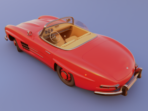 mercedes-benz 300 sl 1957 3D 모델