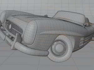 mercedes-benz 300 sl 1957 3D 모델