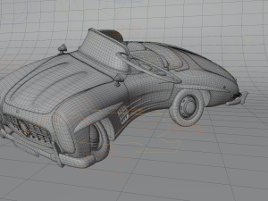 mercedes-benz 300 sl 1957 3D 모델