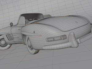mercedes-benz 300 sl 1957 3D 모델