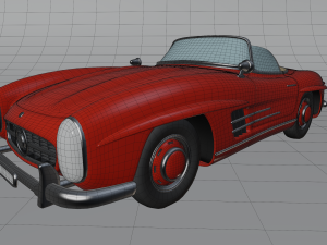 mercedes-benz 300 sl 1957 3D 모델