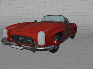 mercedes-benz 300 sl 1957 3D 모델