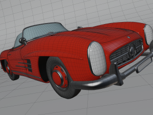 mercedes-benz 300 sl 1957 3D 모델