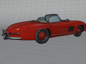 mercedes-benz 300 sl 1957 3D 모델