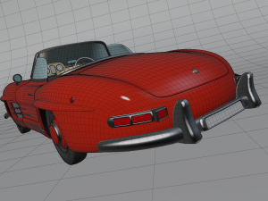 mercedes-benz 300 sl 1957 3D 모델