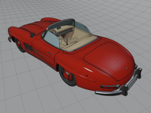 mercedes-benz 300 sl 1957 3D 모델