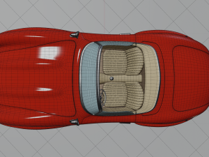 mercedes-benz 300 sl 1957 3D 모델