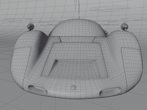cartoon car porsche 906 carrera 6 1966 Modelo 3D