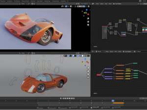 cartoon car porsche 906 carrera 6 1966 Modelo 3D