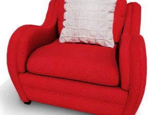 sof&aacute; hipo de una plaza Modelo 3D