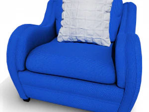 hipo one seater sofa 3D Model