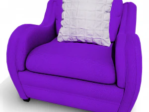 hipo one seater sofa 3D Model