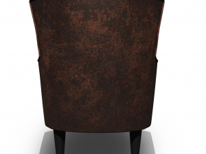 leather wing chair Modelo 3D