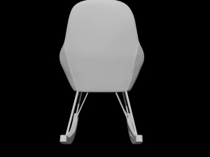 leather rocking chair 3D Model