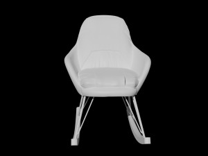 leather rocking chair Modelo 3D