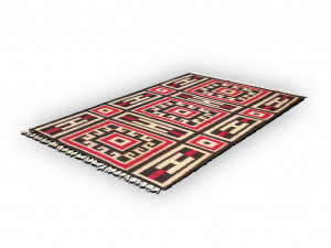 nokshi katha carpet Model 3D