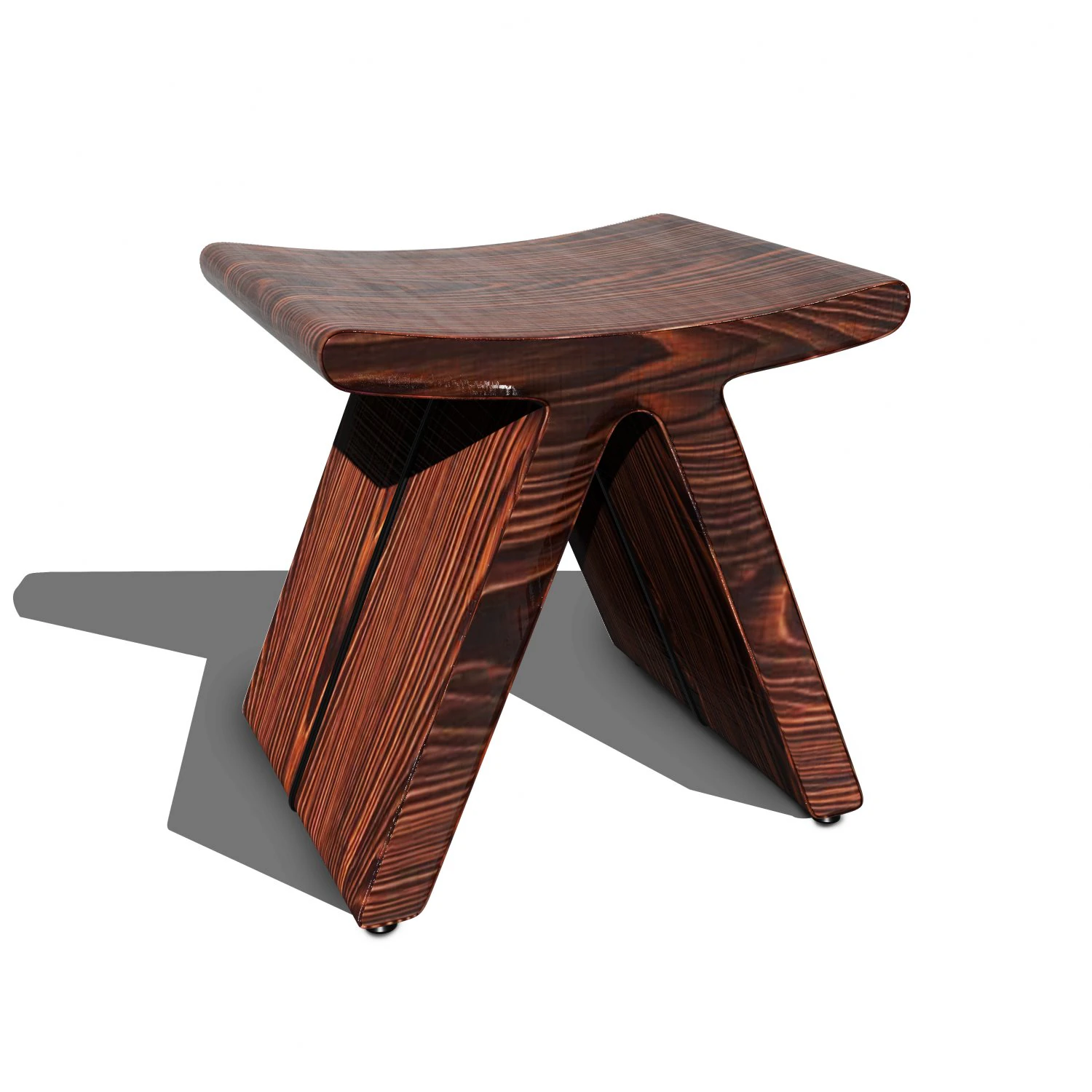 flip v stool 3D Model .c4d .max .obj .3ds .fbx .stl .blend 
