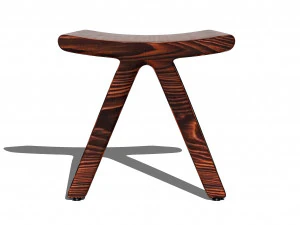 flip v stool 3D Model