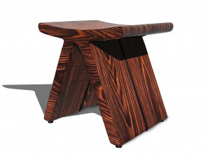 flip v stool 3Dモデル