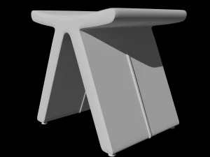 flip v stool 3D Model